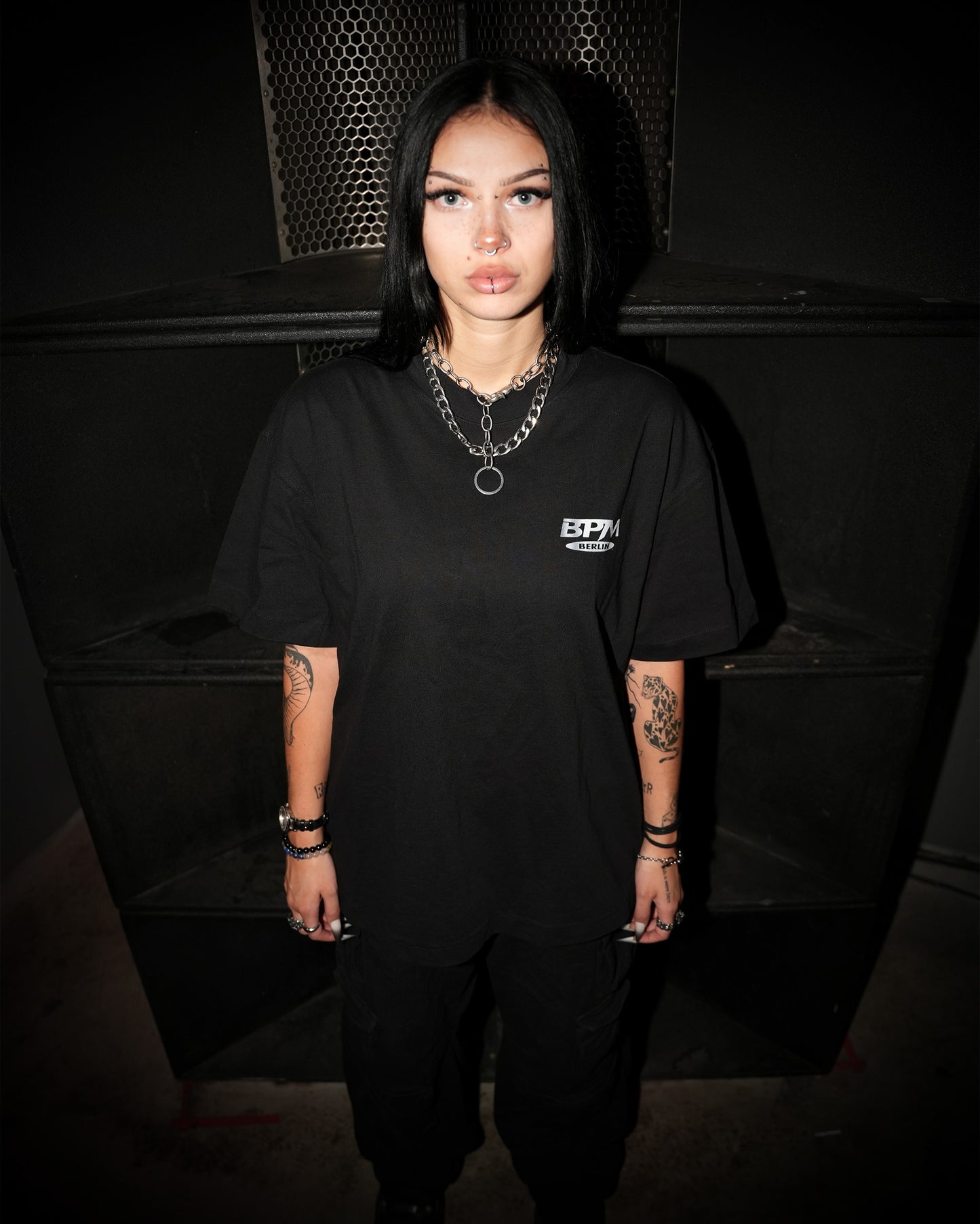 T-Shirt - BPM BERLIN - black